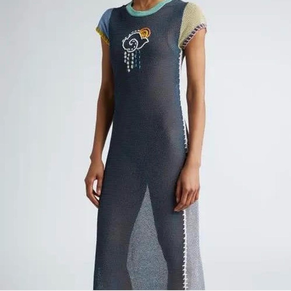 Yan Yan Knits Netty Cloud Short Sleeve Maxi Dress / Small / NWOT / retail $350